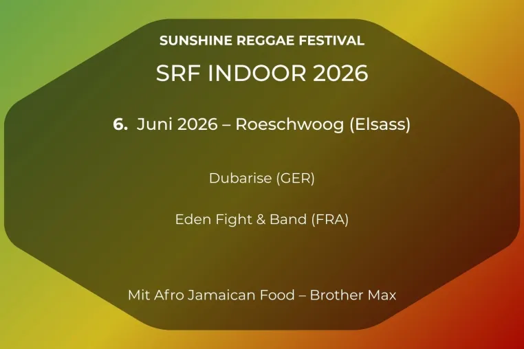 Bild: Sunshine Reggae Festival 2026 in Roeschwoog (Elsass) – Deutsch-französisches Event