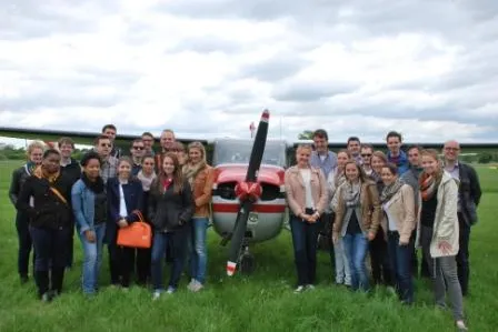Zweiter Schnupperflugtag der Fachhochschule Worms Bild: Zweiter Schnupperflugtag der Fachhochschule Worms