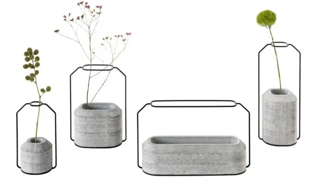 Bild: Concrete Art Design: Die Betonvasen “Weight Vases” von Decha Archjananun jetzt neu bei Betoniu