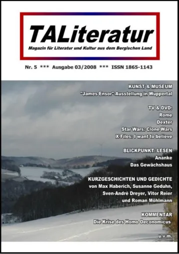 Bild: Das kostenlose Online-Magazin für Kultur und Literatur "TALiteratur" geht in die fünfte Runde
