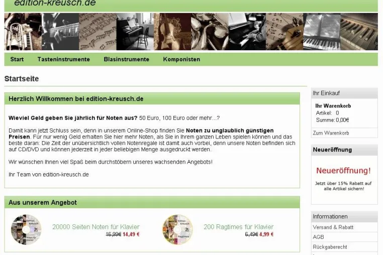 Bild: Weniger Geld für Noten – Mehr Zeit für Musik