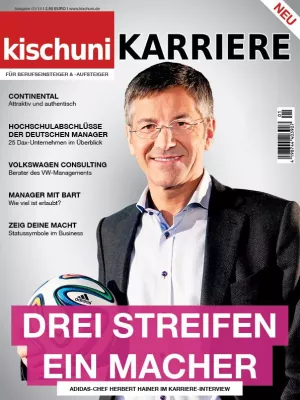 Bild: Drei Streifen - Ein Macher - adidas-Chef Herbert Hainer im Interview mit dem neuen Magazin “kischuni Karriere”