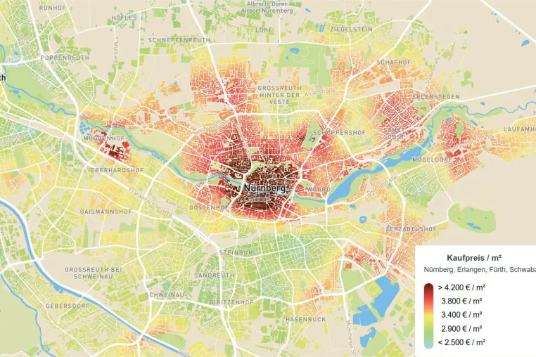 Immobilienmarkt Nürnberg 2026: Markt zeigt klare Stabilisierung, Finanzierung rückt in den Fokus Bild: Immobilienmarkt Nürnberg 2026: Markt zeigt klare Stabilisierung, Finanzierung rückt in den Fokus