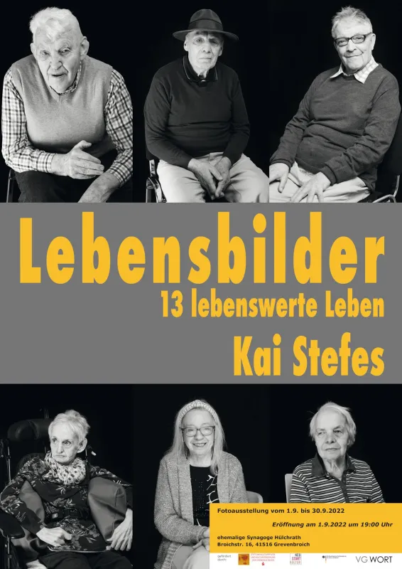 Plakat Ausstellung Lebensbilder (© © by Kai Stefes)