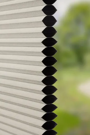 Bild: Plissee mit Wabenstoff spart Heizkosten