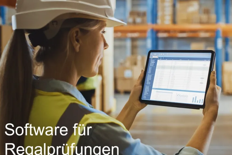 Regalprüfungen planen und mit der Regalprüfungen-APP mobil dokumentieren Bild: Regalprüfungen planen und mit der Regalprüfungen-APP mobil dokumentieren