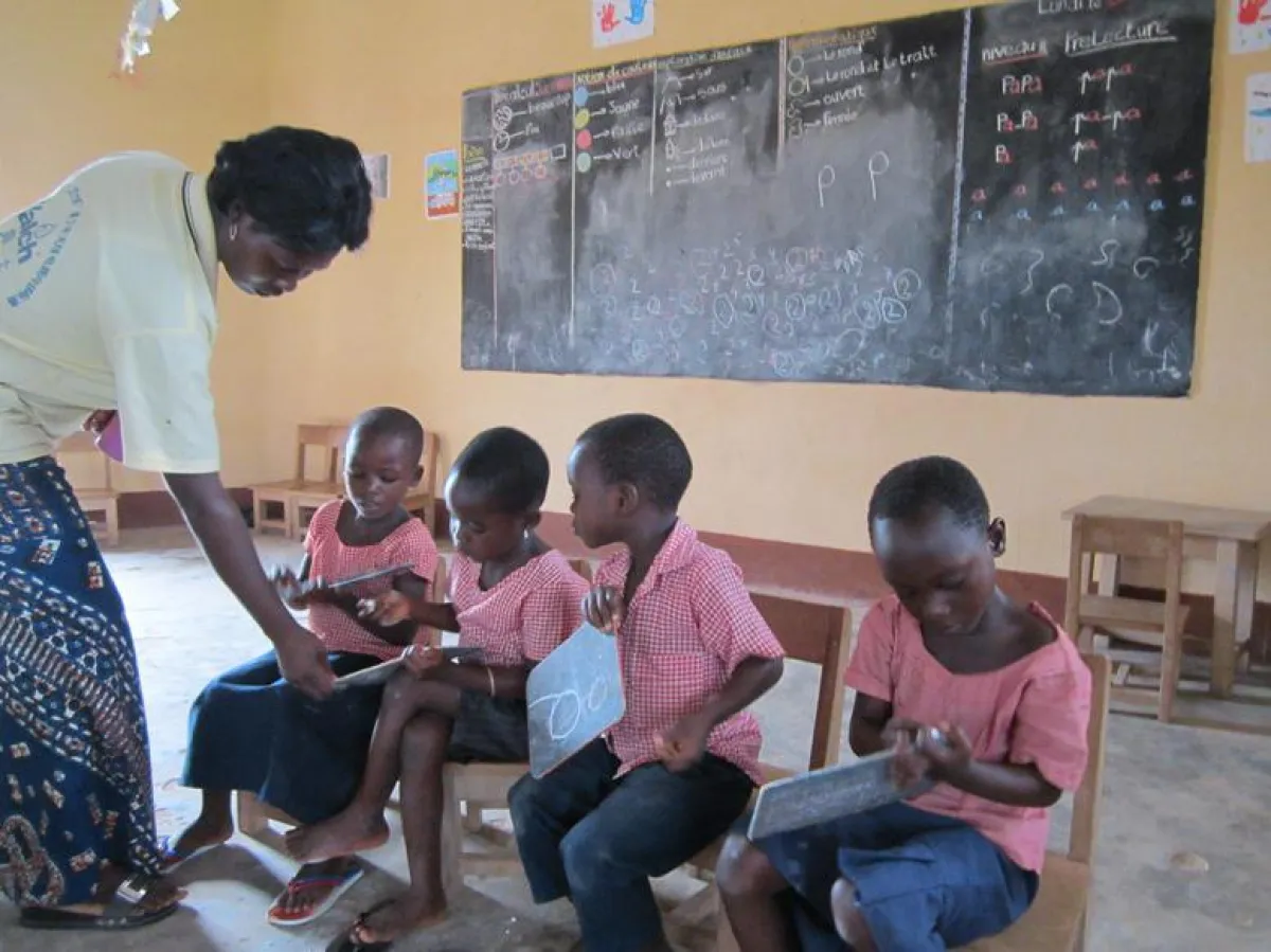 Neuer Kindergarten in Tomegbé