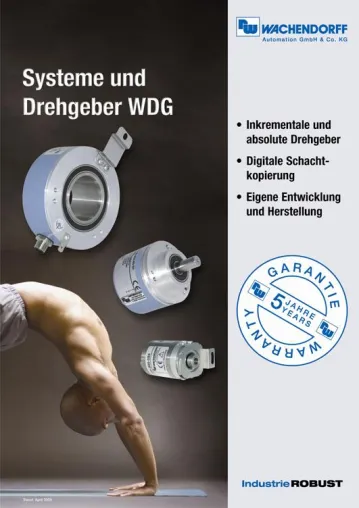 Bild: 160 druckfrische Seiten robuste Drehgeber und Systeme WDG von Wachendorff