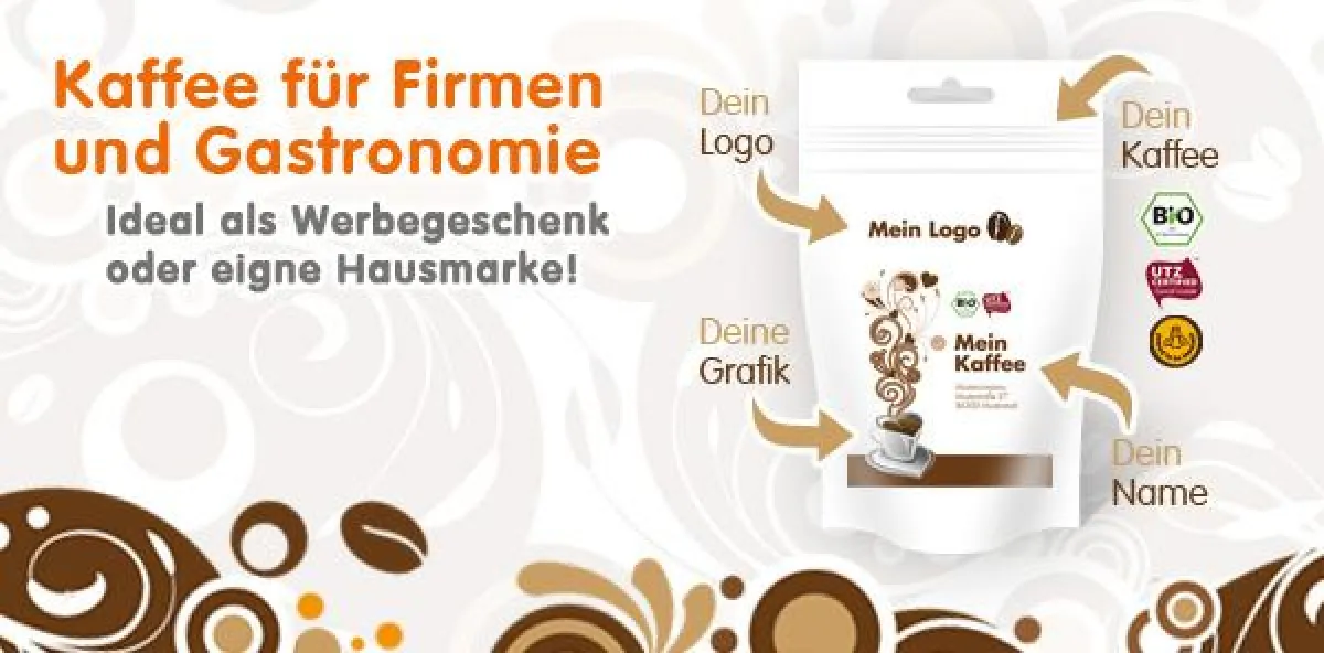 Die eigene Kaffeemarke ganz einfach realisieren.