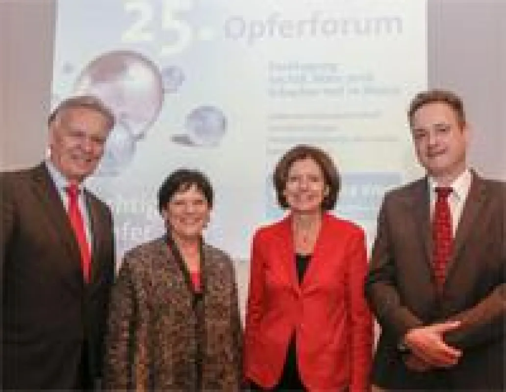 25. Opferforum des WEISSEN RINGS in Mainz (v.l.): stellvertretender Bundesvorsitzender Jörg Ziercke,