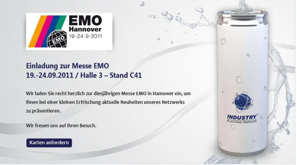 INDUSTRY Business Network auf der EMO 2011