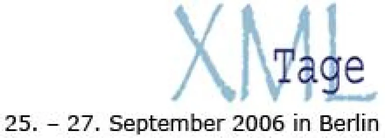 Bild: Ankündigung der 4. XML-Tage in Berlin 2006