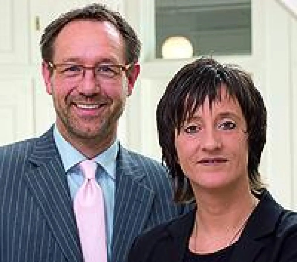 Claus Vogt und Anette Rottmar, die Geschäftsleitung der wvp GmbH