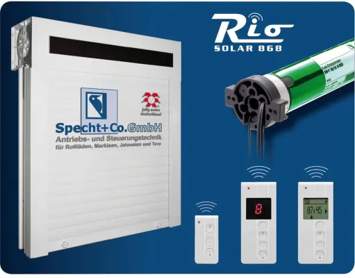 Bild: SOLAR-ANTRIEBSSYSTEM FÜR ROLLLÄDEN UND SONNENSCHUTZ