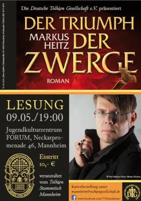 Bild: Die DTG präsentiert: Lesung mit Markus Heitz
