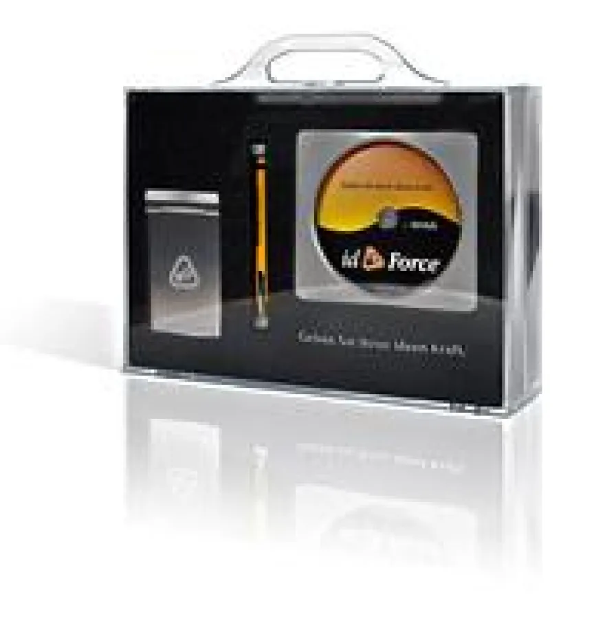 Lieferumfang id-Force®: Produktkoffer mit Software und Marketing-Material