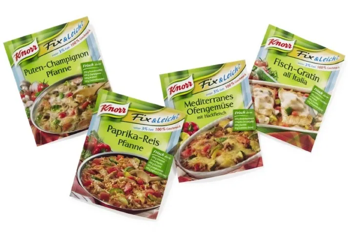 Bild: Schnell und Lecker: HAJOK.Designpartner gestaltet für Knorr die neue „Fix & Leicht“-Range