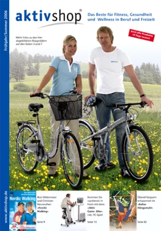 Aktivshop jetzt mit dem größten Katalog für Fitness, Gesundheit und Wellness in Beruf und Familie Bild: Aktivshop jetzt mit dem größten Katalog für Fitness, Gesundheit und Wellness in Beruf und Familie