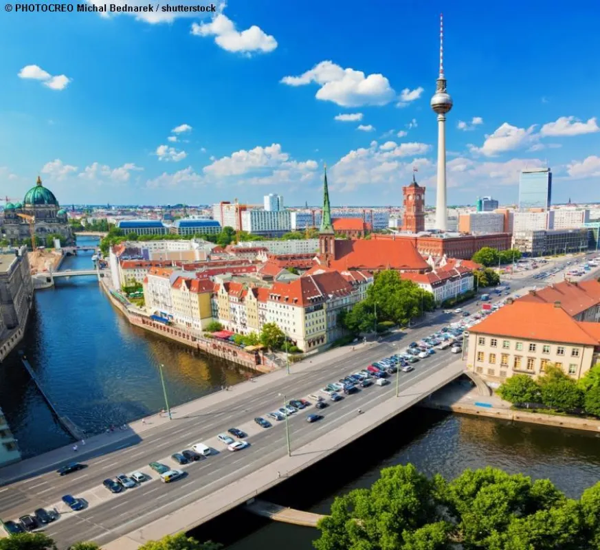 Bald nur noch für Einheimische: der Blick aus einer Ferienwohnung auf Berlin.