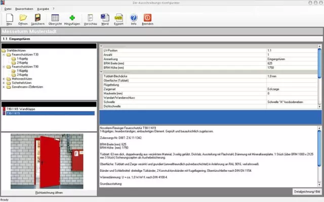 Bild: Der LV-Konfigurator von Novoferm Riexinger