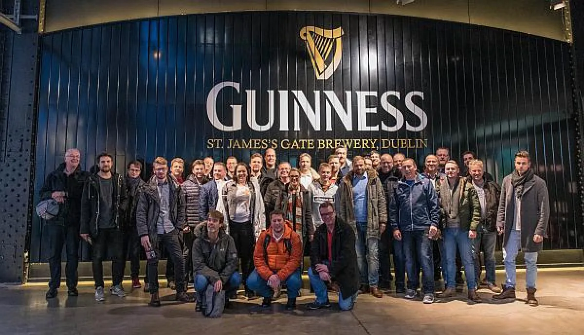 Dreitägiges STARFACE Partner-Incentive in Dublin (Nov. 2017): Besuch in der Guiness-Brauerei.