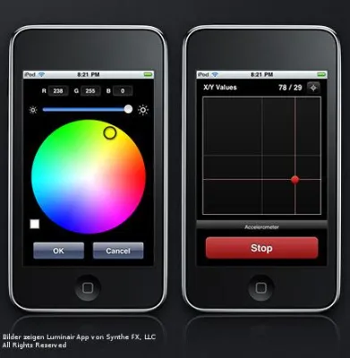 Bild: Iphone / Ipad LED Steuerung revolutioniert die Lichttechnik