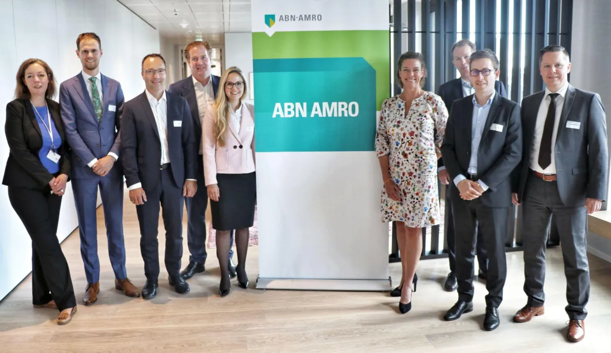 Die Veranstalter des 1. Frankfurter ESG-Roundtables der ABN AMRO