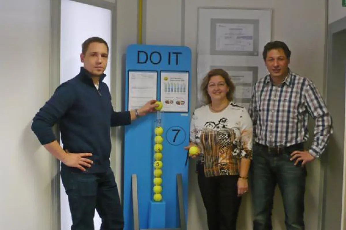 Manfred Spiegl (Qualität), Monika Penz-Saurer (Personal), Thomas Huck (Betriebsleitung)