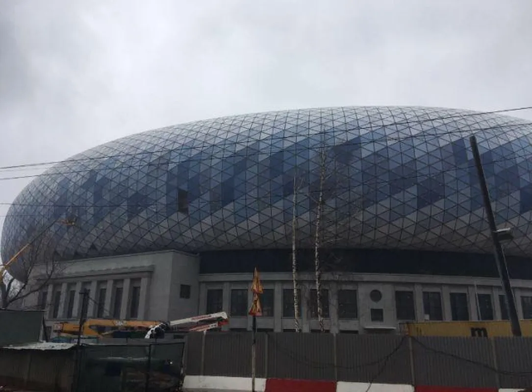 In der VTB Arena ist Ytong Porenbeton als Innenwandelement verbaut.