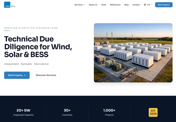 Bild: K&S Ingenieurpartnerschaft setzt neue Maßstäbe für Technical Due Diligence (TDD) mit modernem Webauftritt
