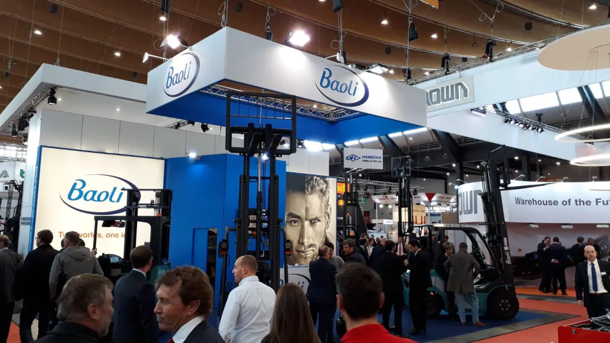 Der Messestand von Baoli auf der LogiMAT 2019