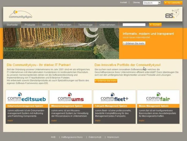 Bild: community4you.de startet Re-Design