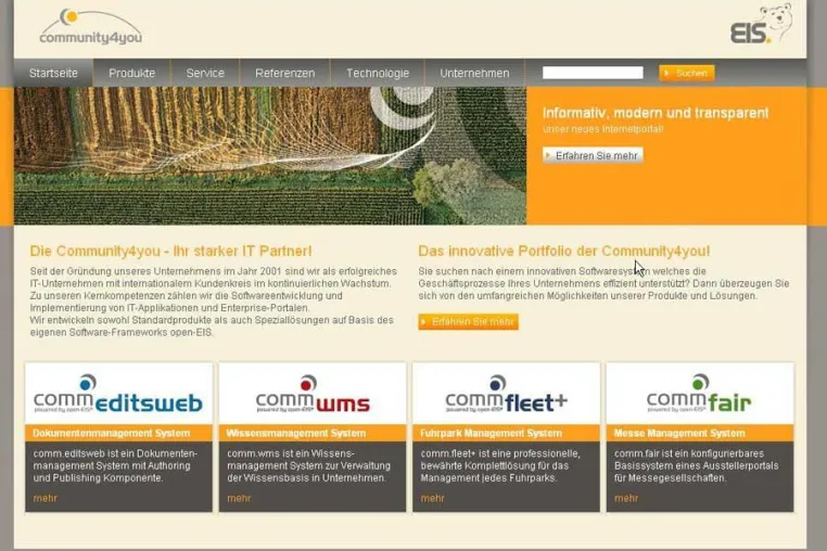 Bild: community4you.de startet Re-Design