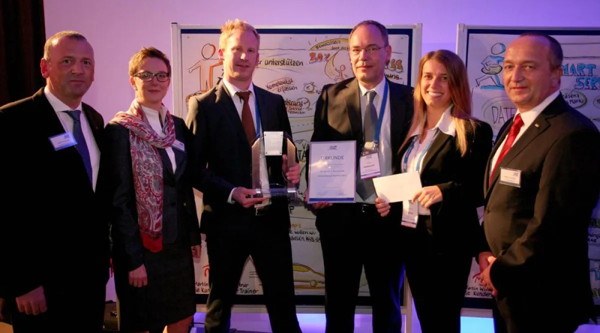 Das Gewinnerteam des  24. Service-Management-Preises