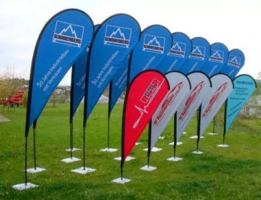 Bild: Neue Beachflag Systeme und Drucke für B2B-Abnehmer