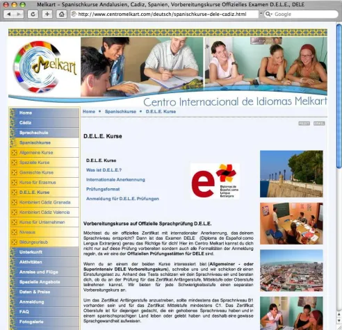 Bild: Anmeldungen für offizielle DELE-Prüfungen in Cádiz noch bis 26. Oktober 2007 möglich