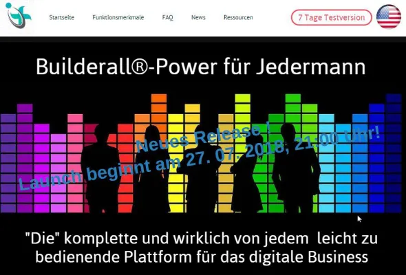 Bild: Einladung zum Builderall Launch Webinar