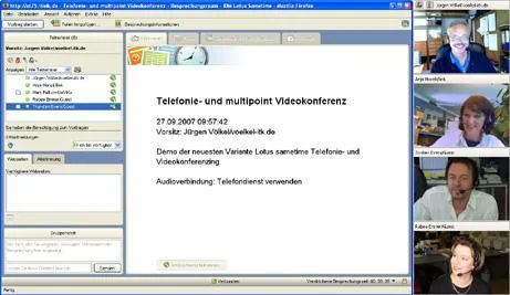 Bild: CeBIT'08 - daViKo präsentiert die erste skalierbare und vollintegrierte Videokonferenzlösung für Lotus Sametime