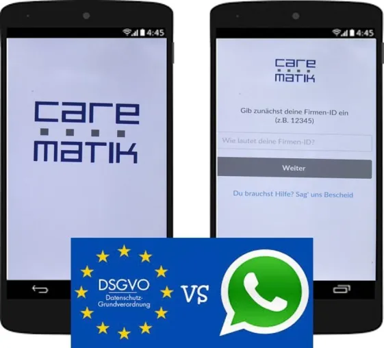 Bild: Datenschutz und Sicherheit kann so einfach sein. DSGVO konform statt Whatsapp & Co