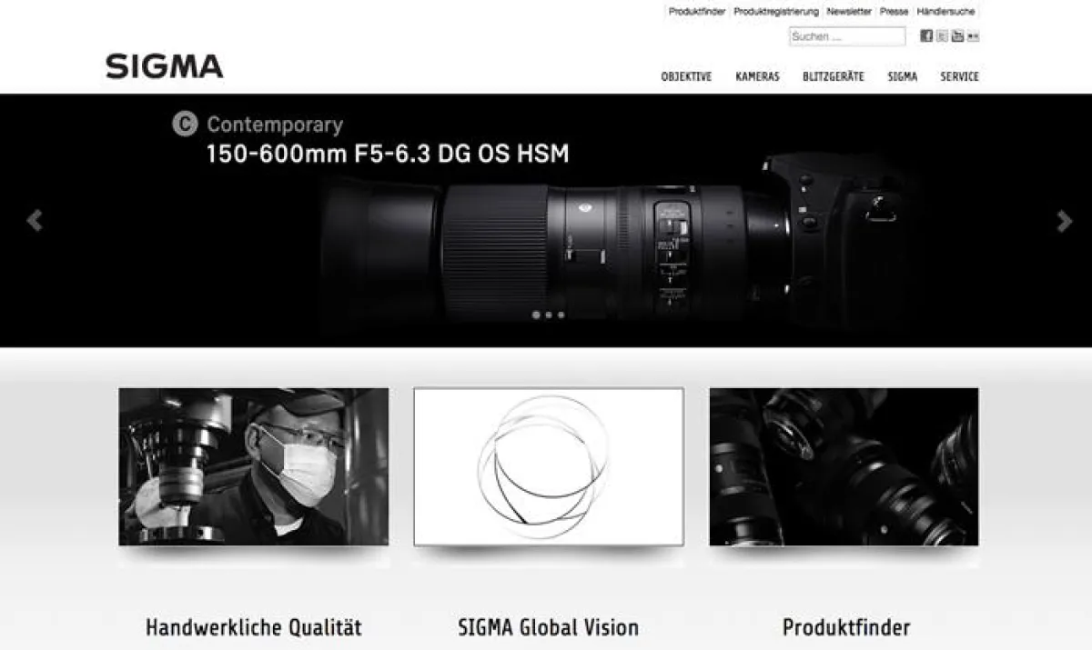 (FOTO: SIGMA) SIGMA Website