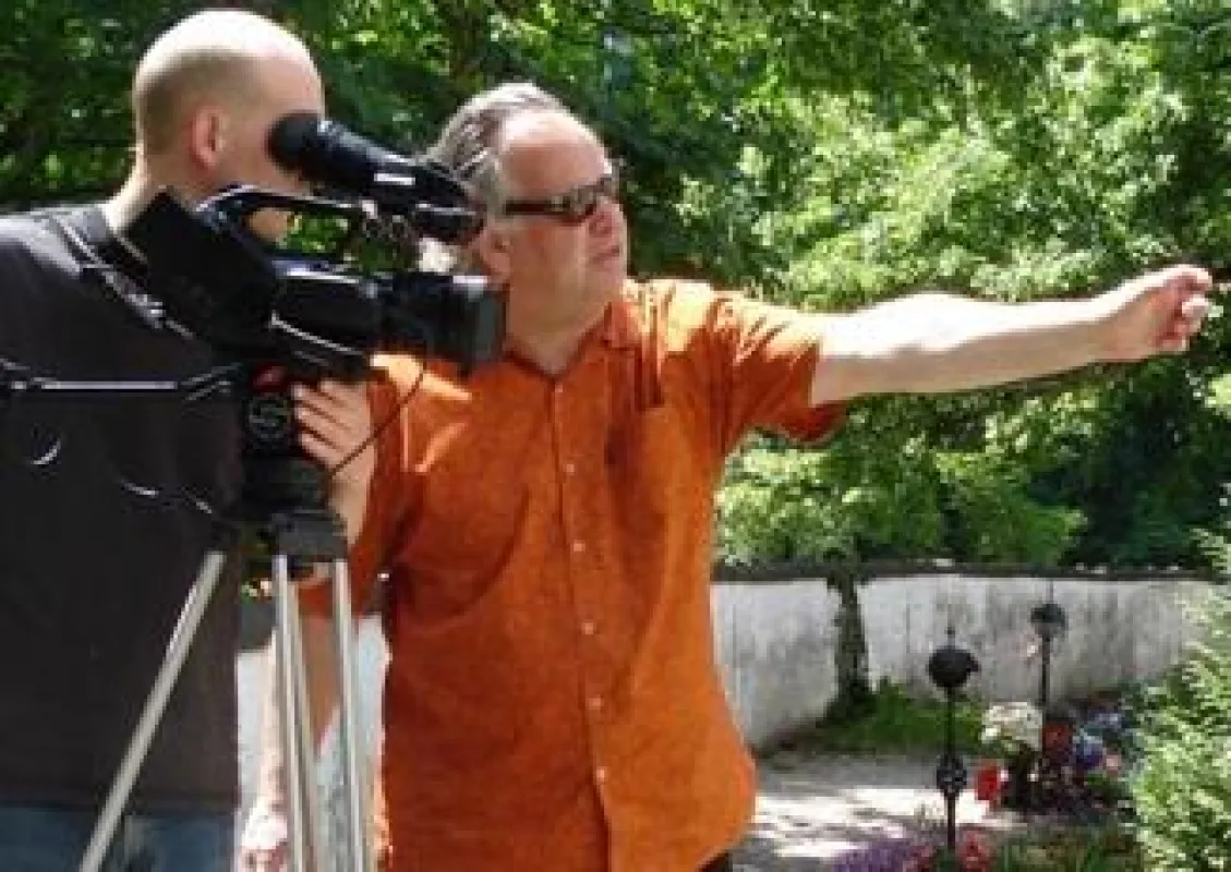 Regisseur Walter Steffen am Set