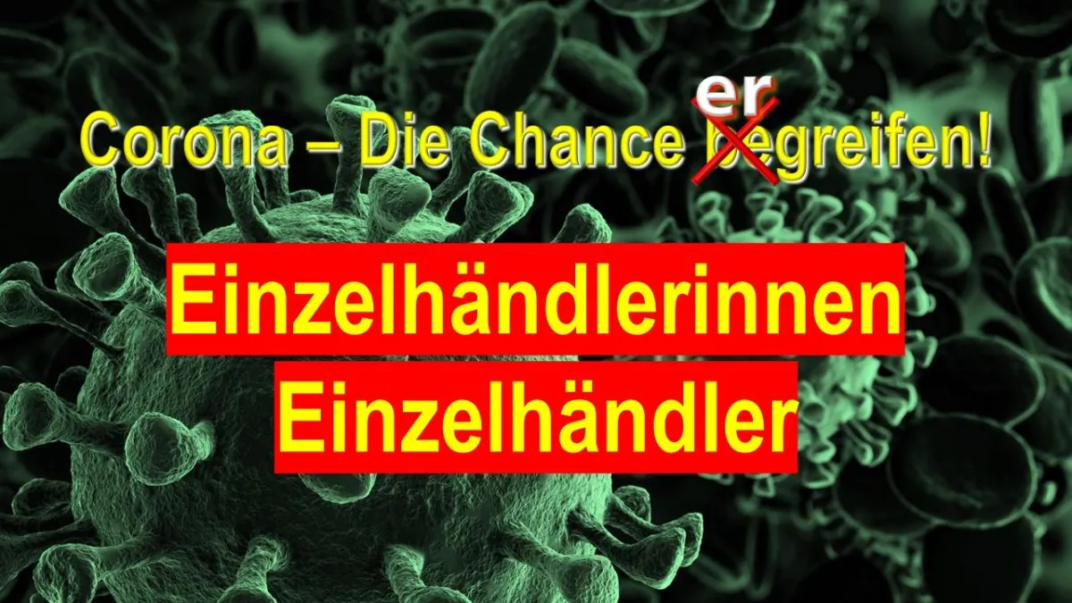 Corona, die Chance für den deutschen Einzelhandel!