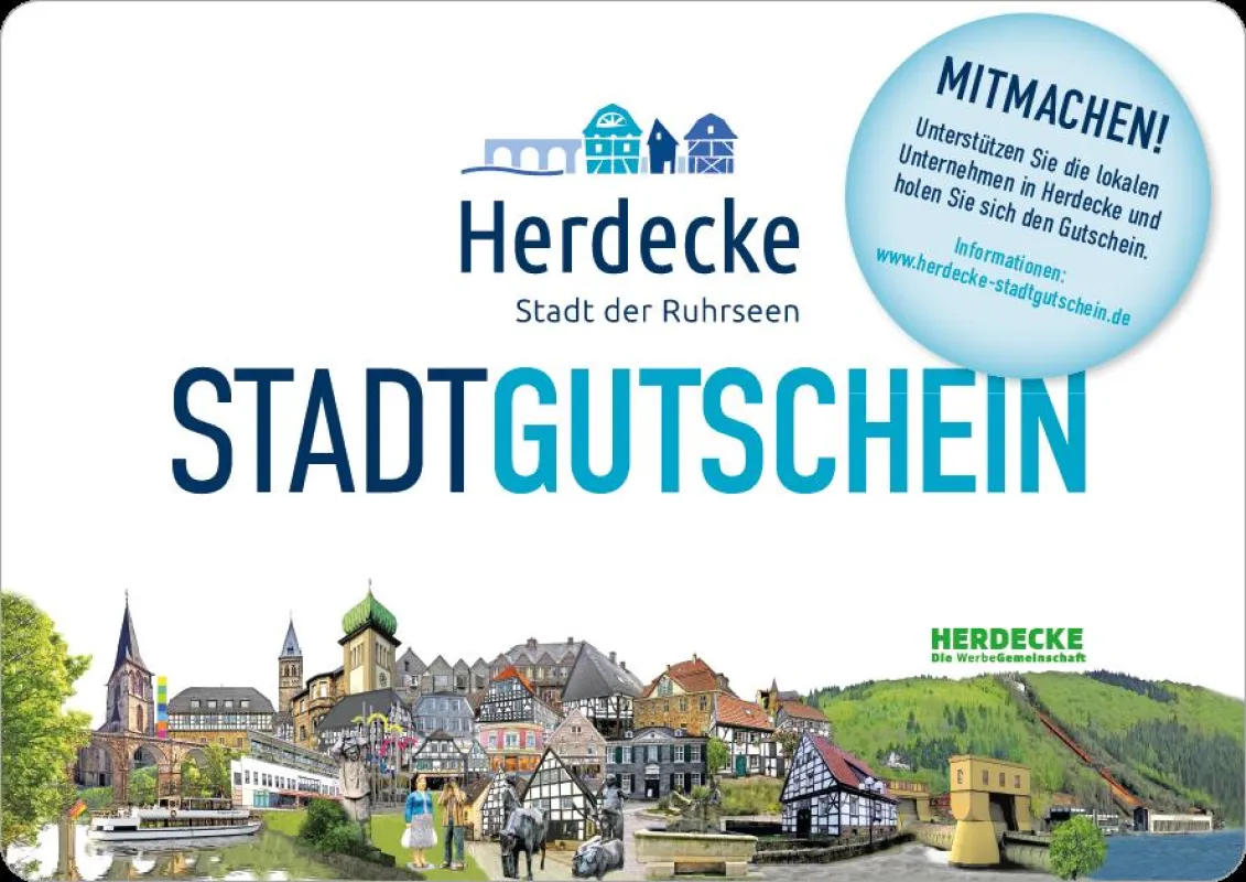 Der Stadtgutschein in Herdecke