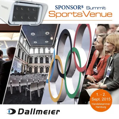 Dallmeier stellt auf SPONSORs Sports Venue Summit in Hamburg aus Bild: Dallmeier stellt auf SPONSORs Sports Venue Summit in Hamburg aus
