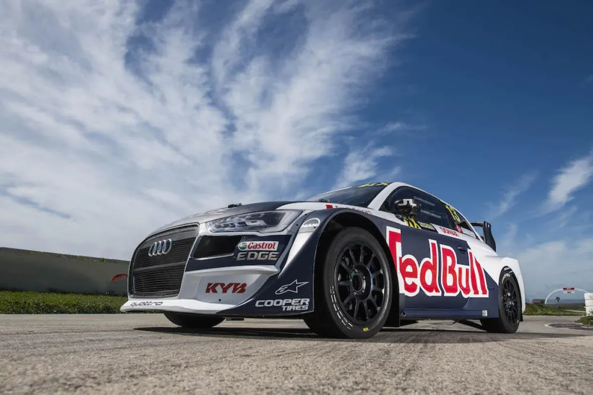 Der Audi S1 EKS RX Quattro geht mit dem Electric-Power-Steering-System von KYB an den Start.