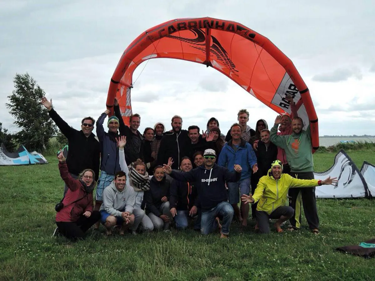 Feiertagskiten auf der Halbinsel Darss