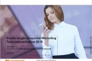 Bild: Top 10 Telekommunikationsanbieter nutzen im Schnitt 60 Vergleichsportale