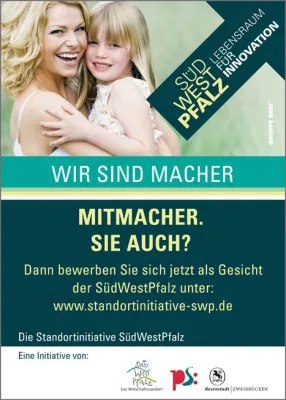 Werden Sie das Gesicht der SüdWestPfalz Bild: Werden Sie das Gesicht der SüdWestPfalz