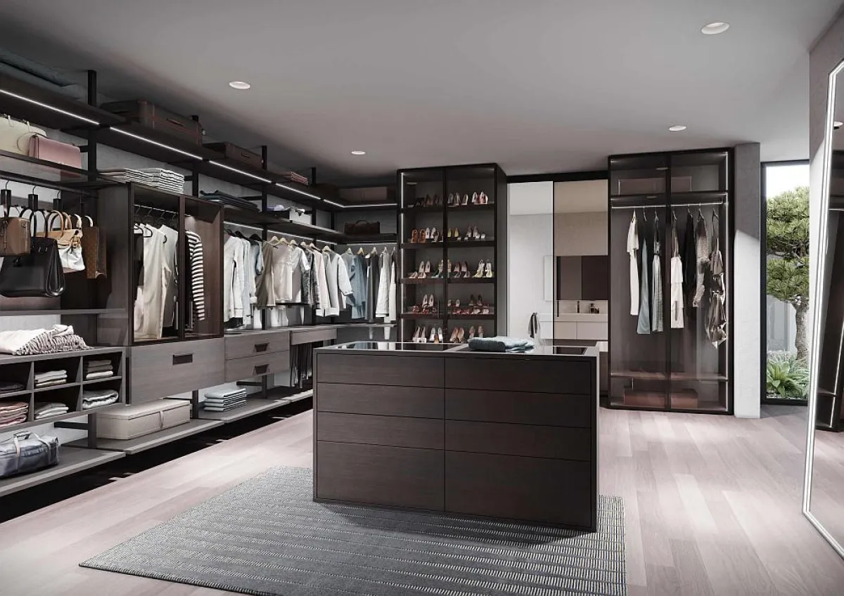 Innensystem Uno und Legno und Alurahmen Drehtür RPS