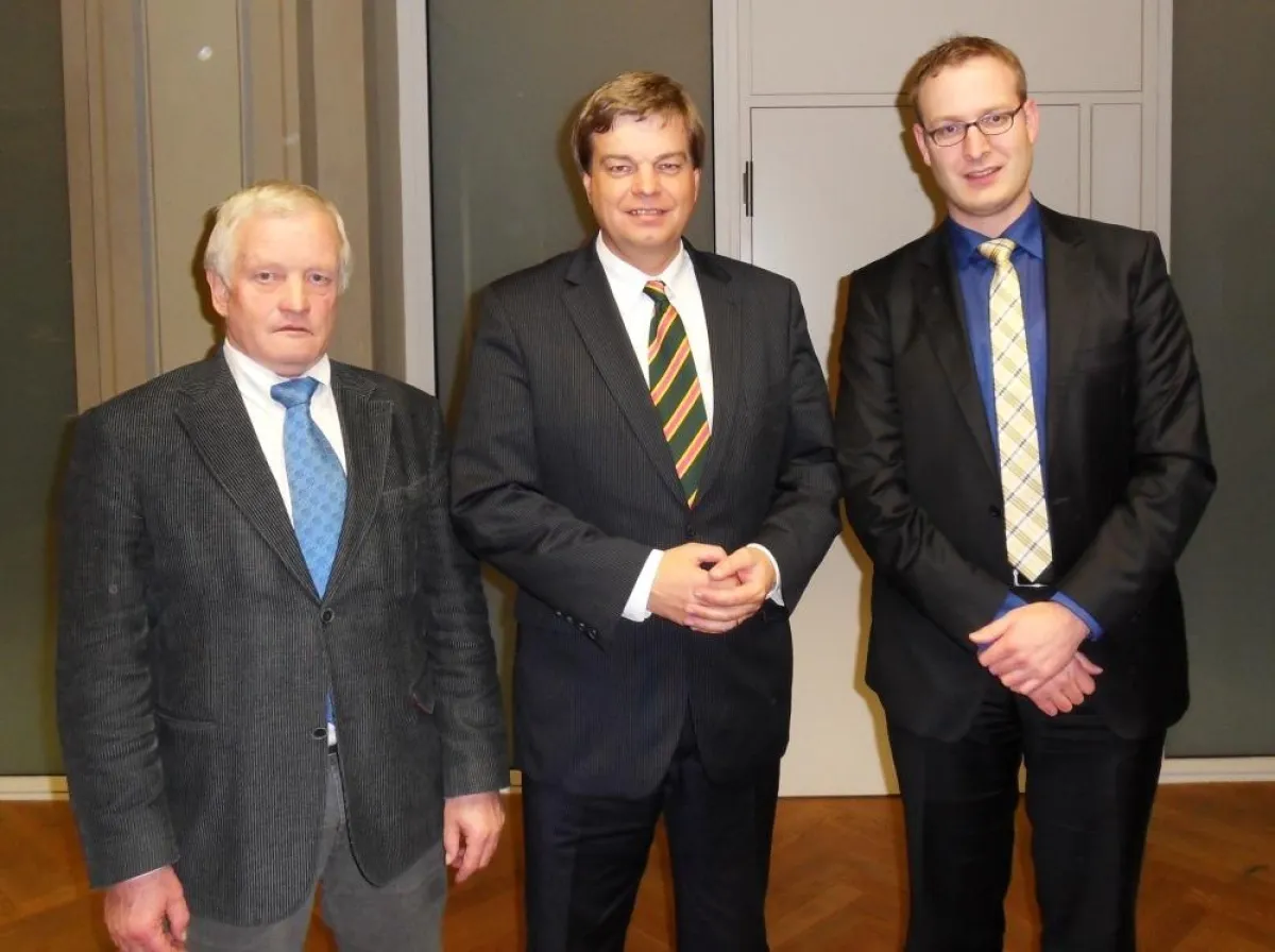 MdL Heinrich Heidel, PSt Enak Ferlemann, MdB Björn Sänger